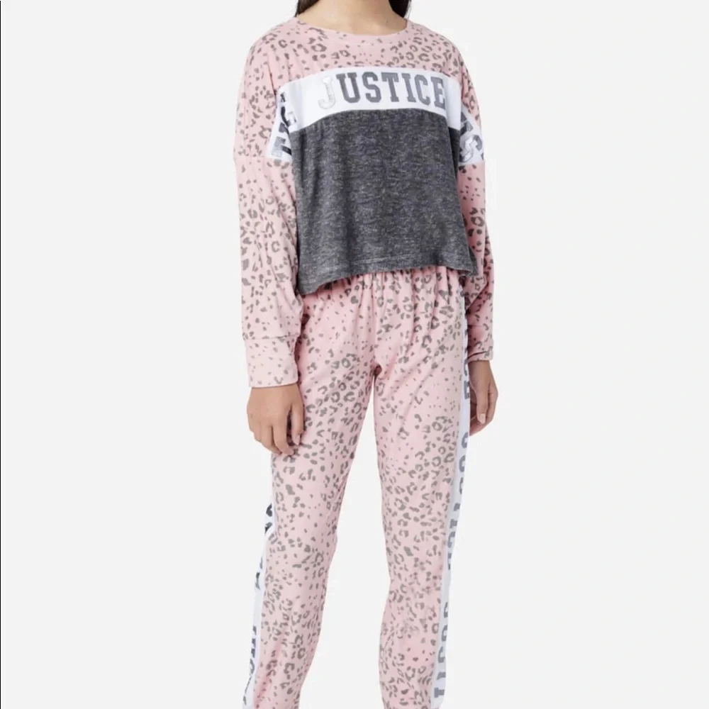📌🆕 Justice • Fleece • Shorts & Pants Pajama Set